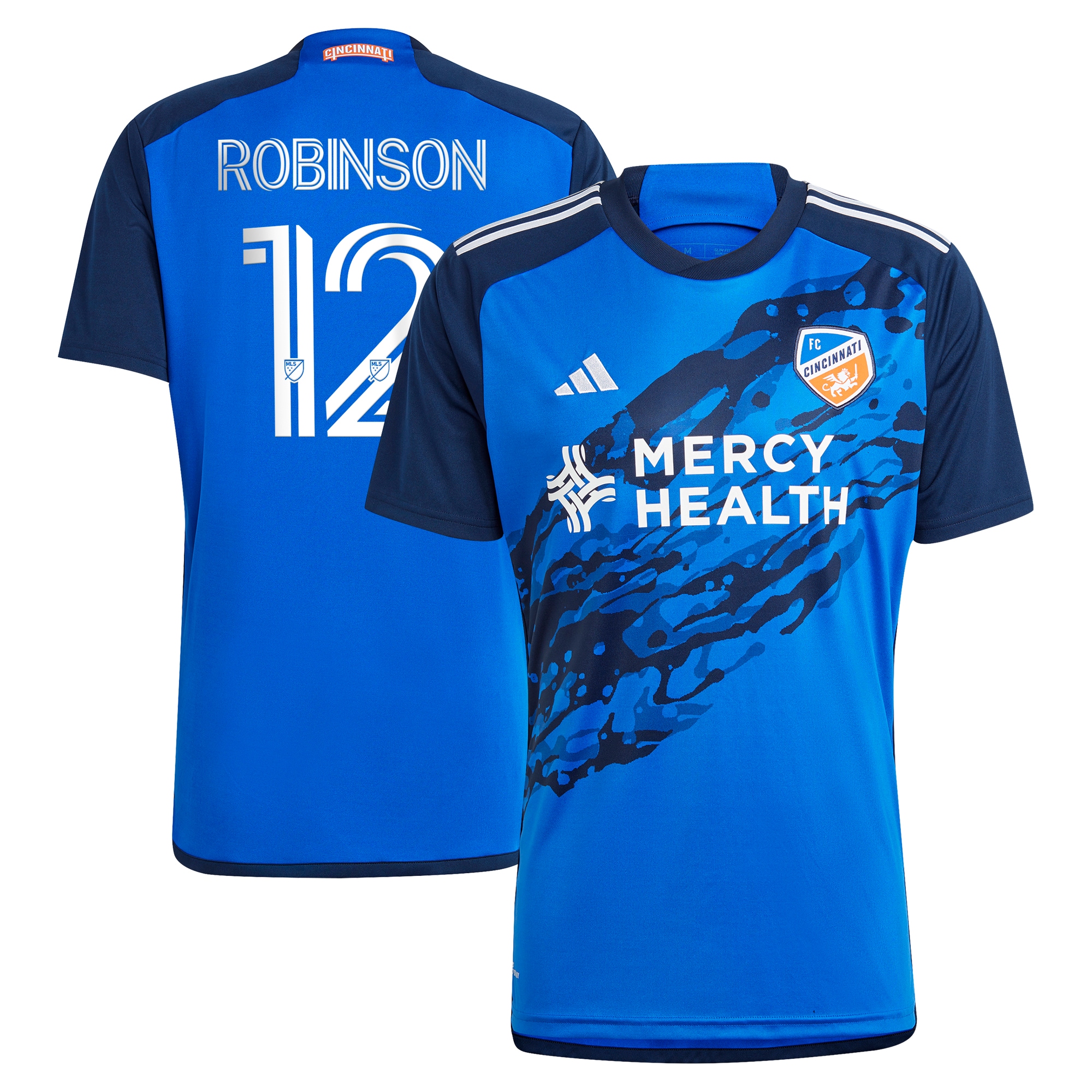 Miles Robinson FC Cincinnati 2024 River Kit Replica Player Jersey – Blue