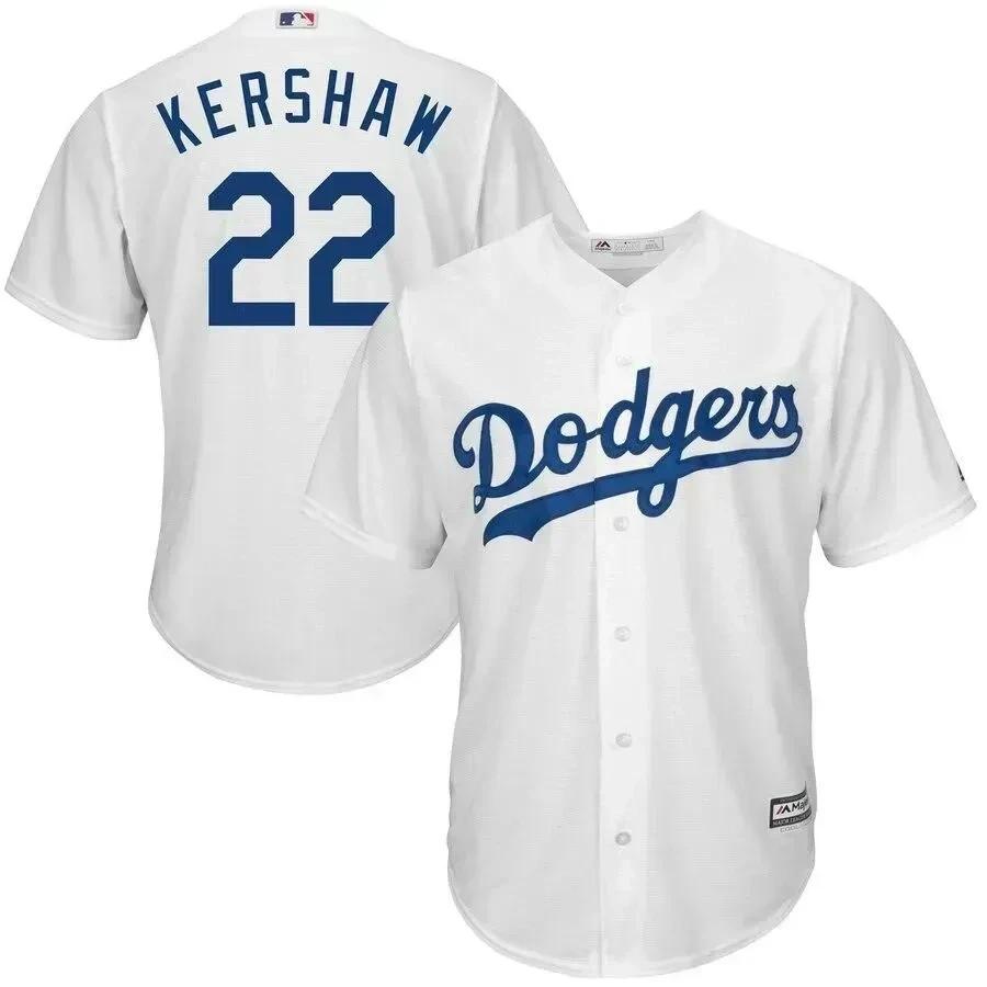 Clayton Kershaw 22 Los Angeles Dodgers Big And Tall Cool Base Player Jersey – White