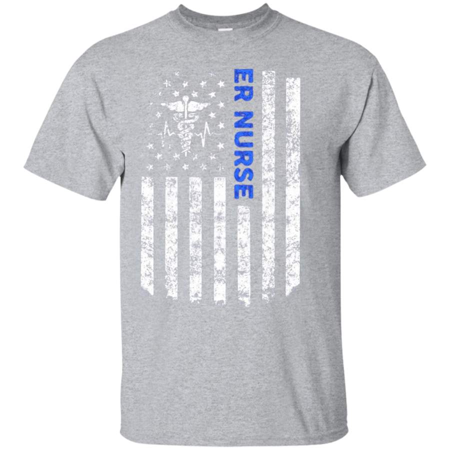 AGR ER NURSE T-SHIRT with flag NURSING SWEATSHIRT