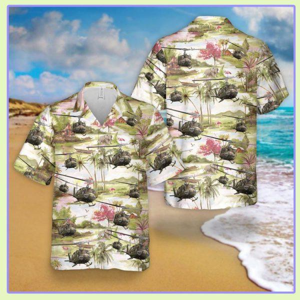 Us Army Bell Uh 1 Huey Aloha Hawaii Shirts For Men Women Ha20170