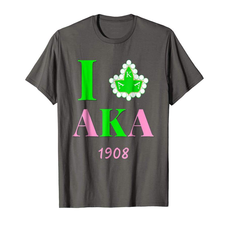 I Love Alpha Kappa A Shirt – Paraphernalia Gift Sorority Tee