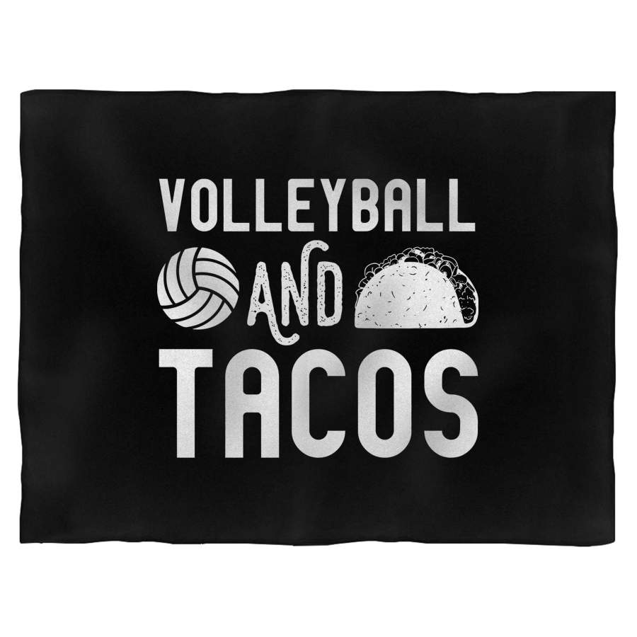 Volleyball And Tacos Blanket