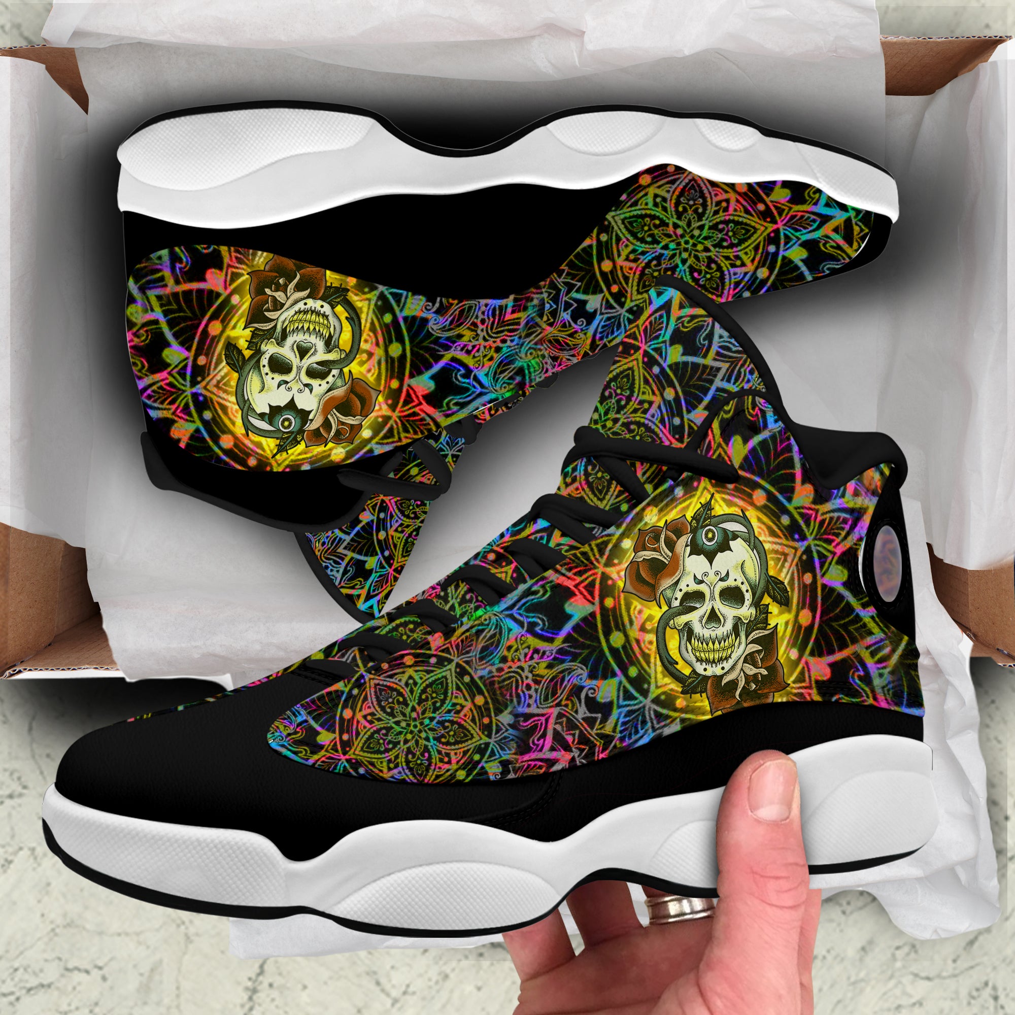 Skull Colorful Jd13 Sneaker 08951
