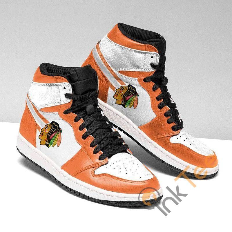 Chicago Blackhawks Custom Sneaker It429 Air Jordan Sneaker Air Jordan High Sneakers