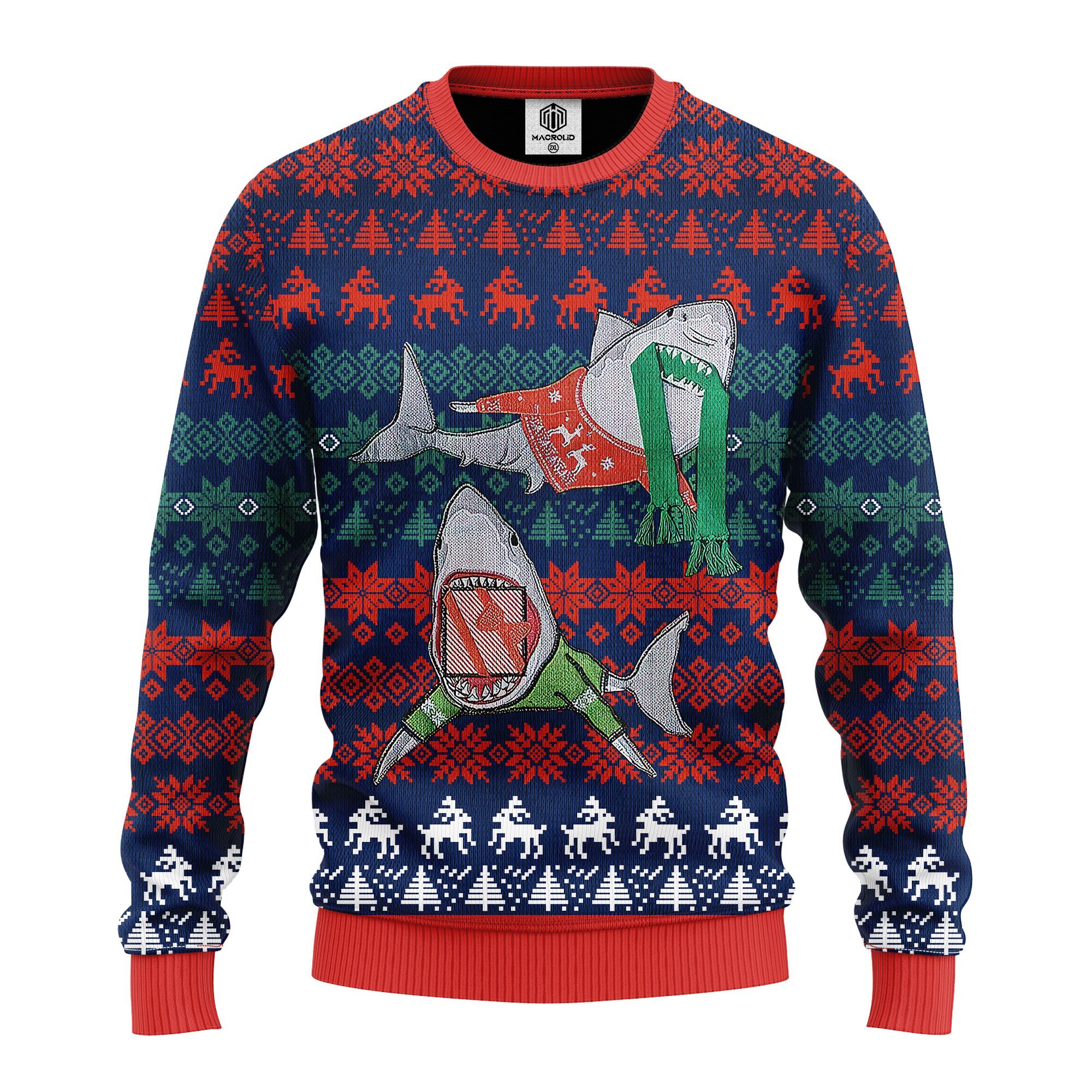 shark funny ugly christmas sweater – Amazing Gift idea – thanksgiving gift