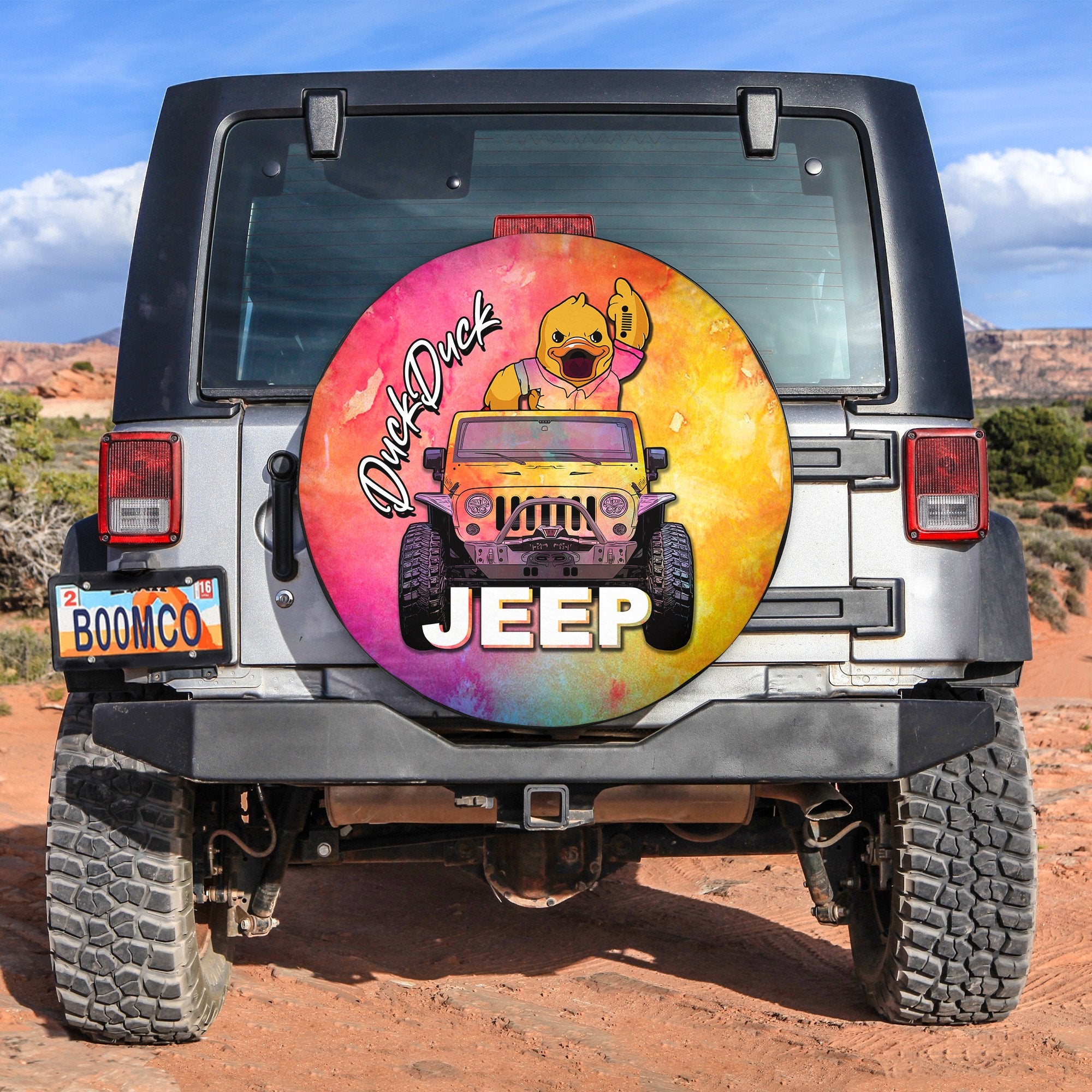 Duckduck Jeep Spare Tire Cover Colorful Style No.5 Lt6