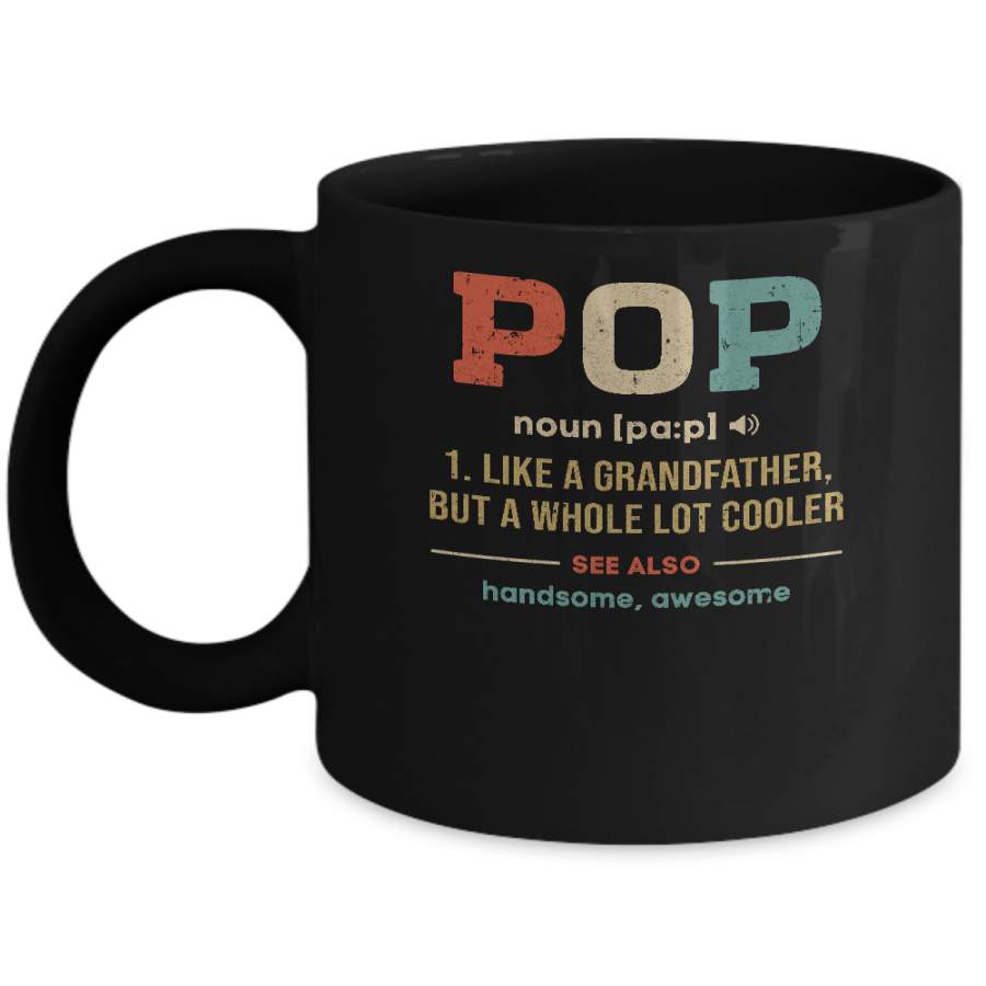 Vintage Pop Gifts Grandpa Definition Fathers Day Mug