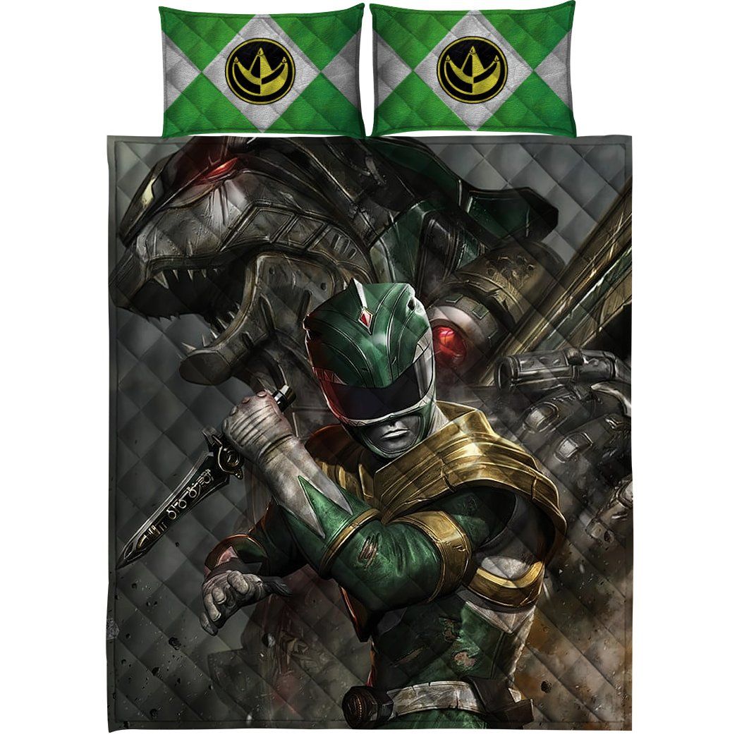 Casespring 3D Green Power Ranger Custom Quilt Set