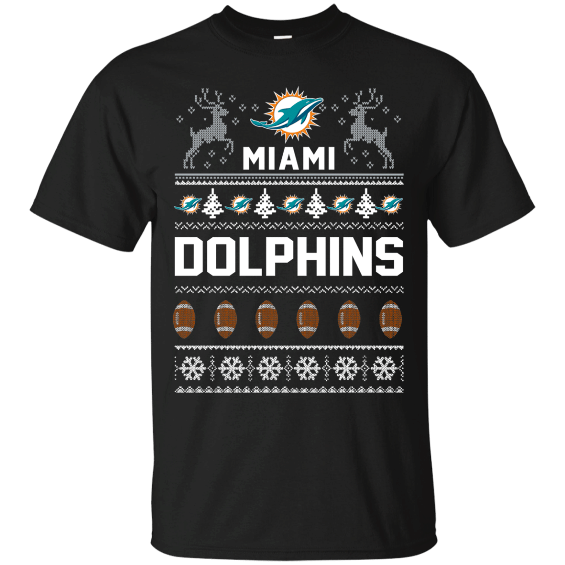 Find Miami Dolphins Ugly Christmas T shirt