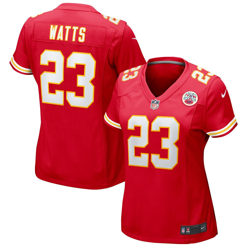 Women’S Kansas City Chiefs Armani Watts Nike Red Game Jersey