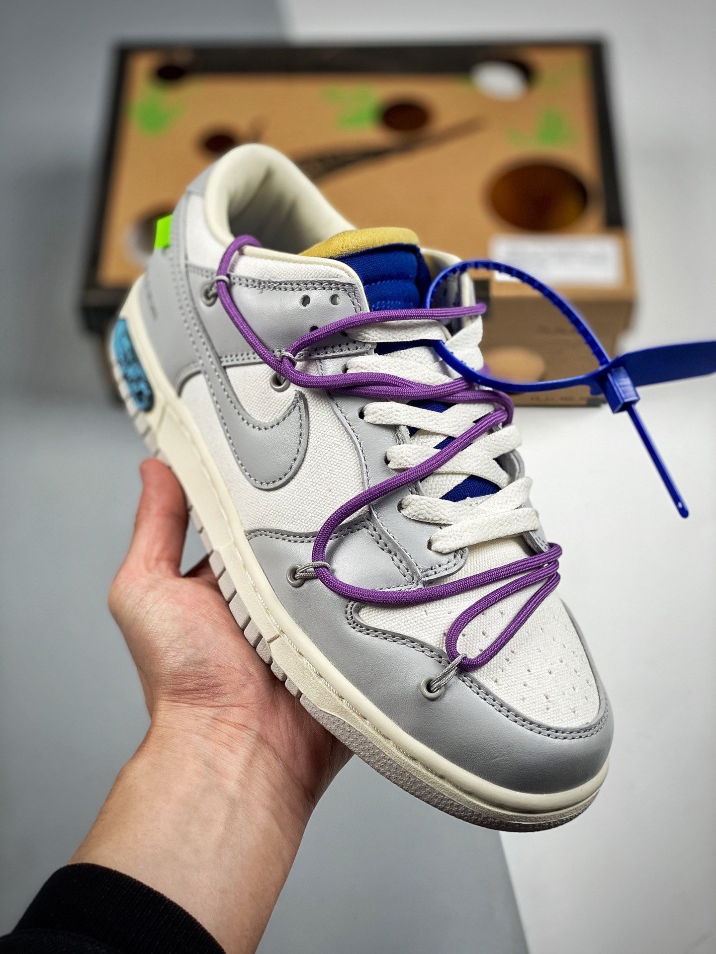 Off-White x Nike Dunk Low 48 of 50 SailNeutral Grey 5338933