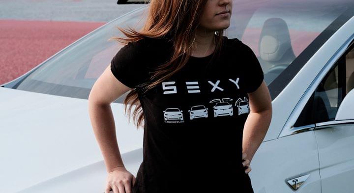 Sexy Electric Vehicle Standard Women’s T-shirt