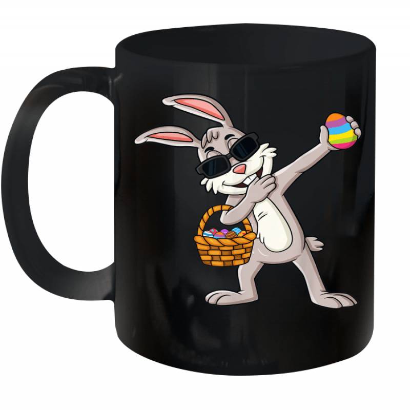 Dabbing Rabbit Easter Day Eggs Dab Boys Girls Kids Mug