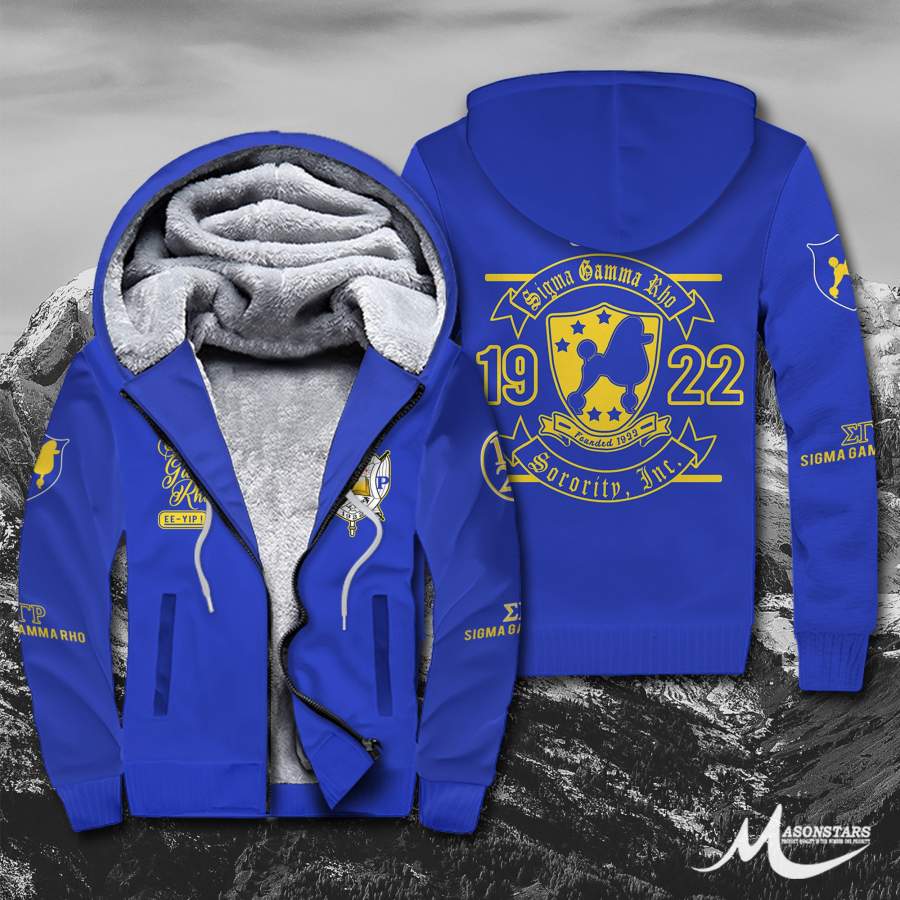 Sigma Gamma Rho Fleece Zip Hoodies 291020193