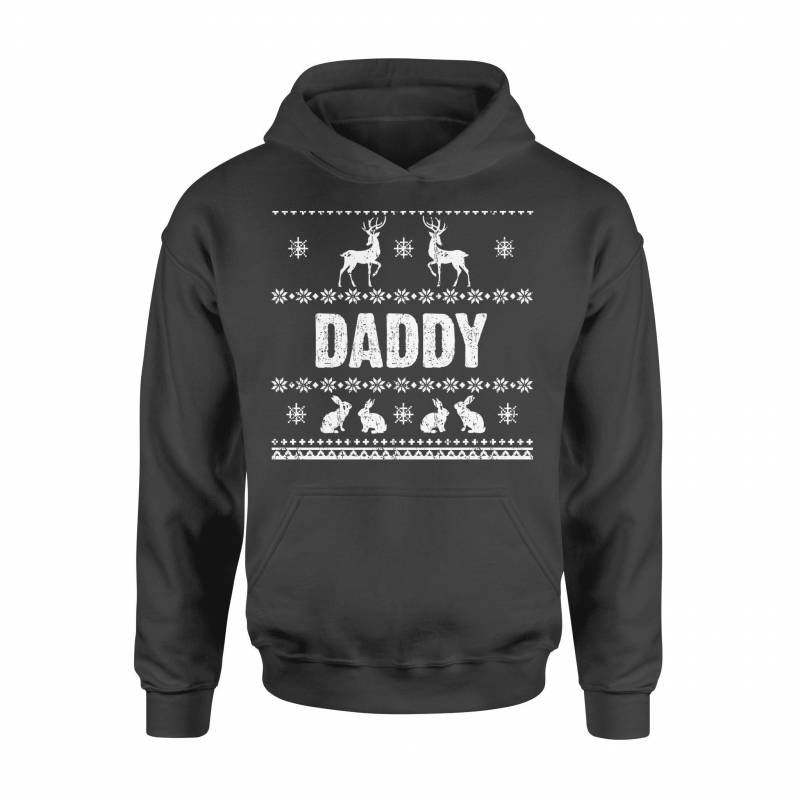 Ugly Reindeer Rabbit Daddy Christmas Gift Hoodie