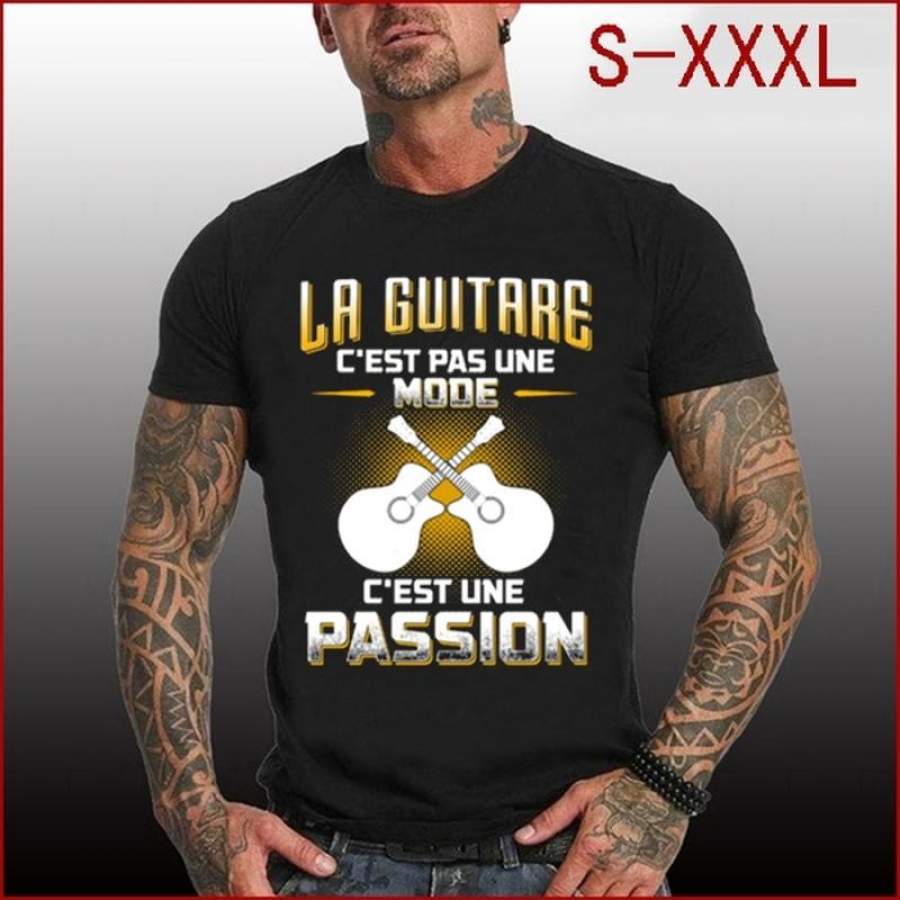 Art T Shirt La Guitare C’Est Pas Une Mode Chicano Art T Shirt