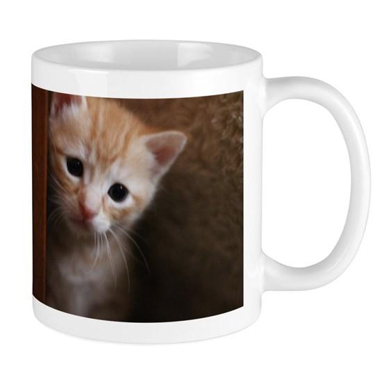 Kitten Peaking Mug