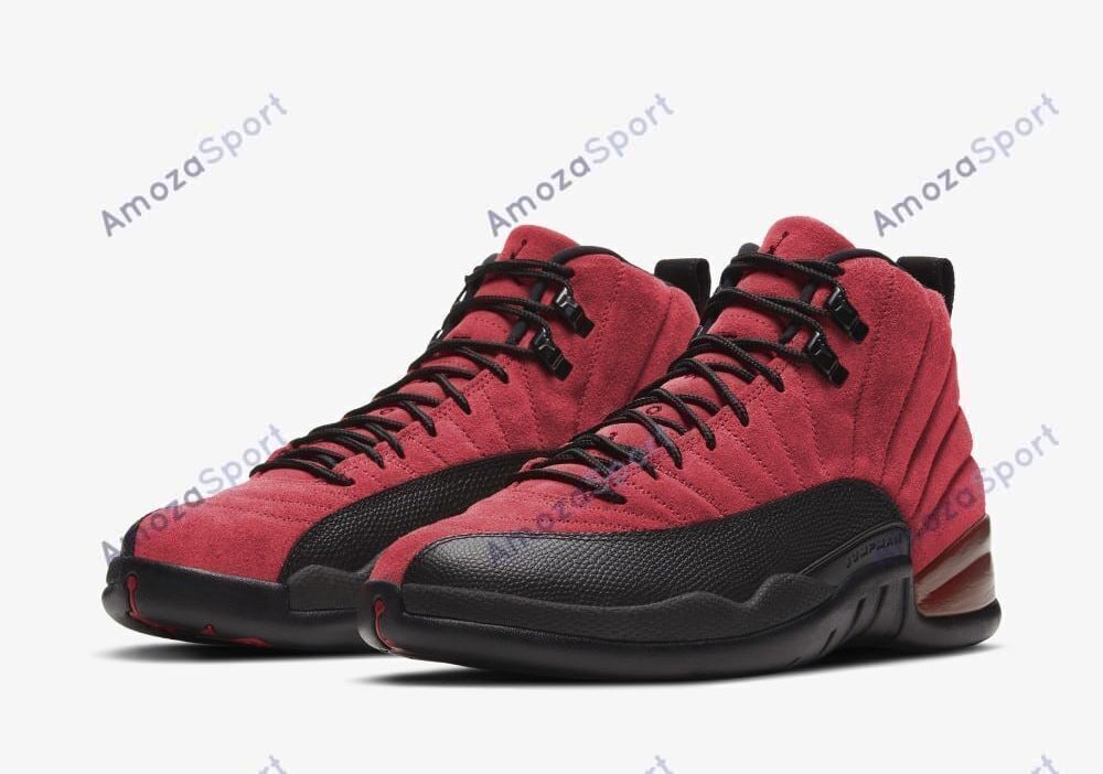 Jordan 12 Retro Reverse Flu Game Basketball Shoes Sport Sneakers