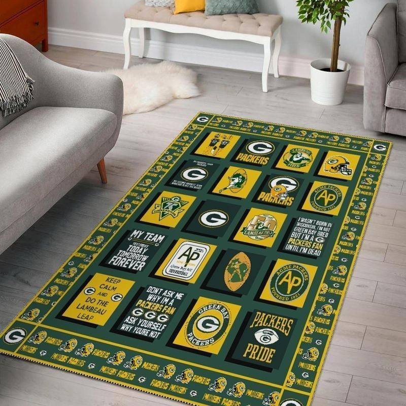 Green Bay Packers Ver 6 Area Rug For Christmas Bedroom Rug Christmas Gift Us Decor