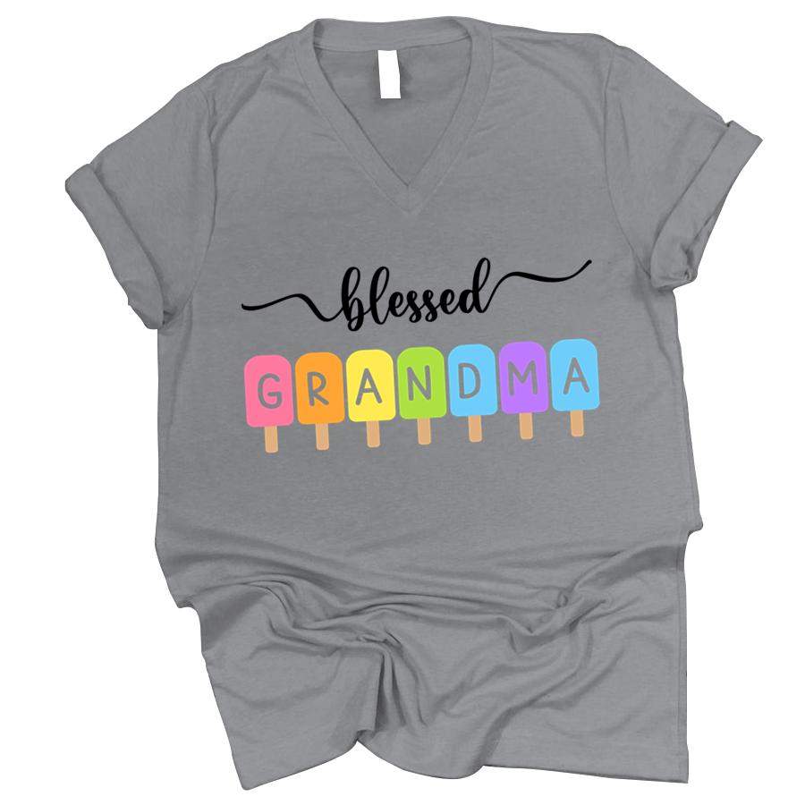 PERSONALIZED BLESSED GRANDMA SUMMER SHIRT