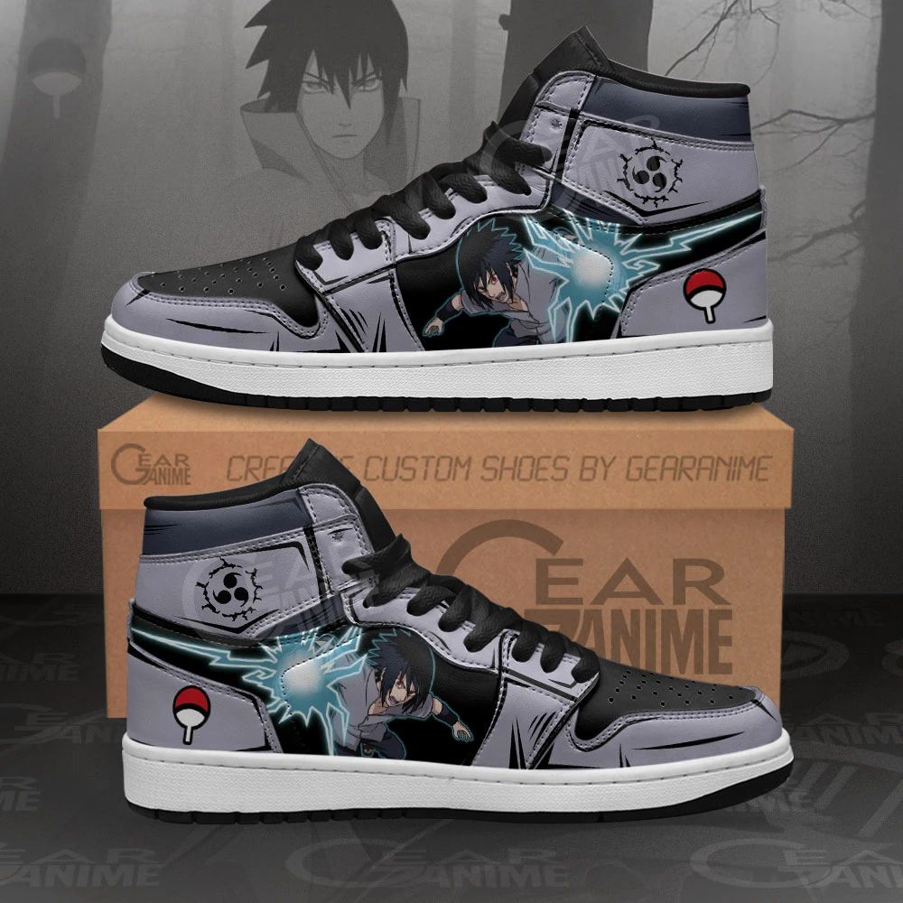 Uchiha Sasuke Sneakers Custom Skill Naruto Anime Shoes Unisex Men Women