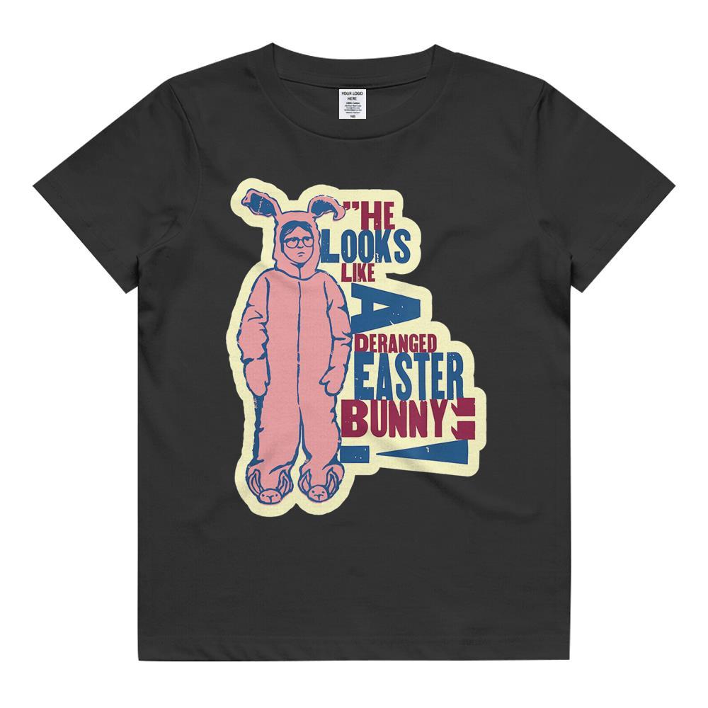 A Christmas Story Deranged Easter Bunny Kids T Shirt