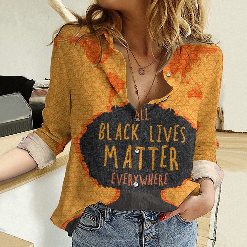 Guinea African Cotton And Linen Casual Shirt, Black Lives Matter Linen Shirt