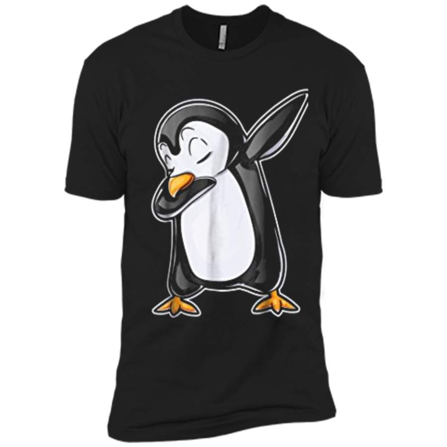 Dabbing Penguin Dab Dance Bird Funny Gifts  Next Level Premium Short Sleeve Tee