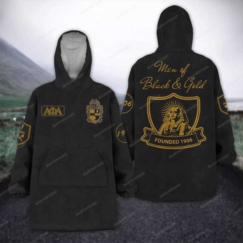 ALPHA PHI ALPHA FLEECE LAZY PAJAMAS HOODIE 21320201