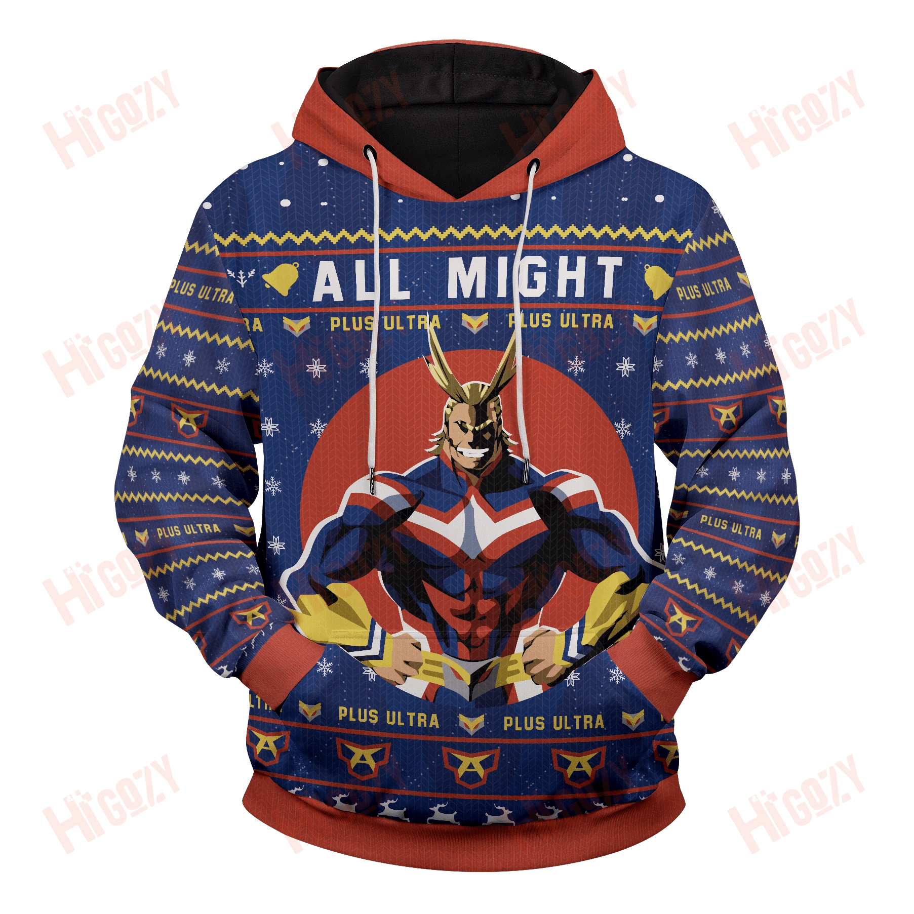 All Might Christmas Unisex Pullover Hoodie