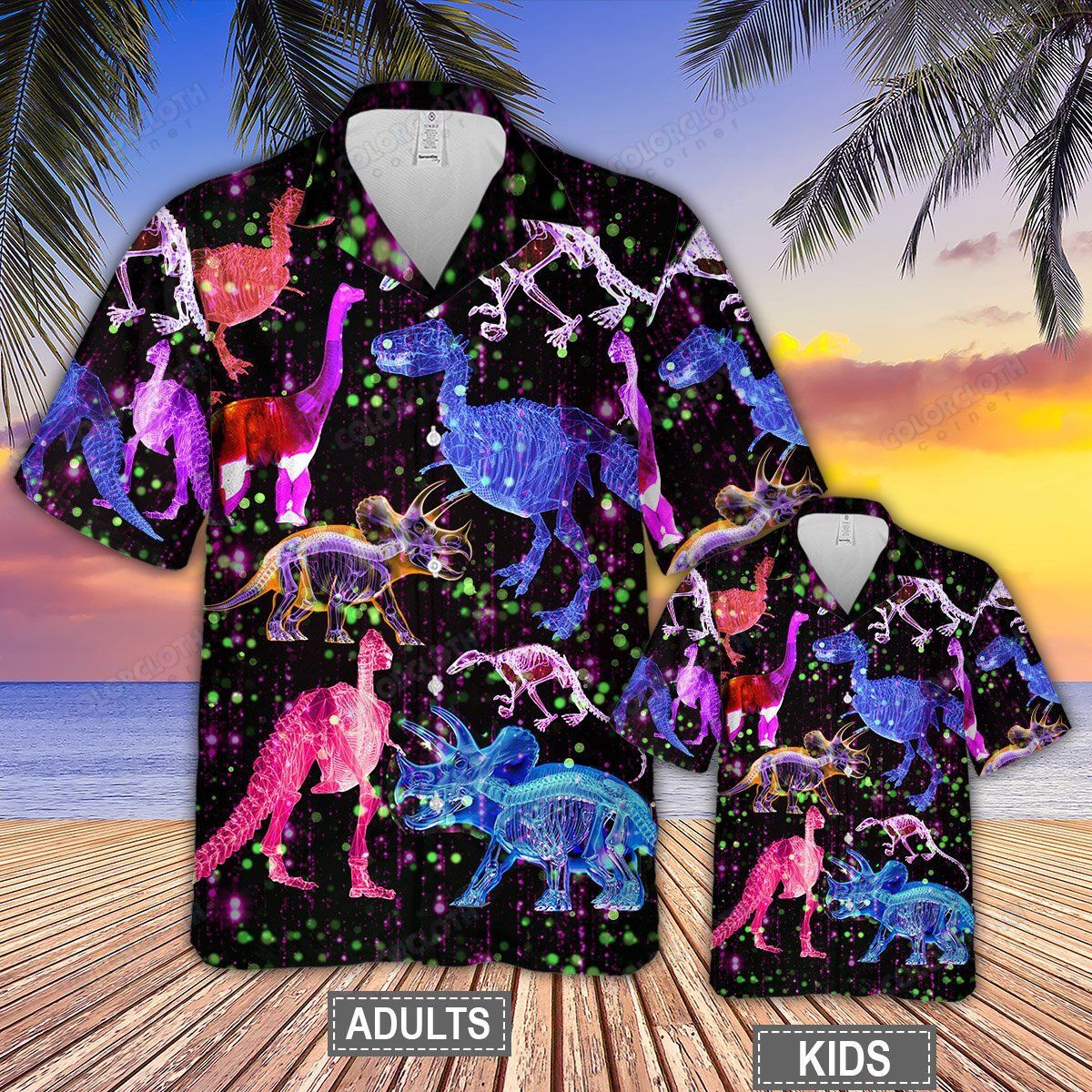 Dinosaurs World Summer Hawaiian Shirt Ha68528