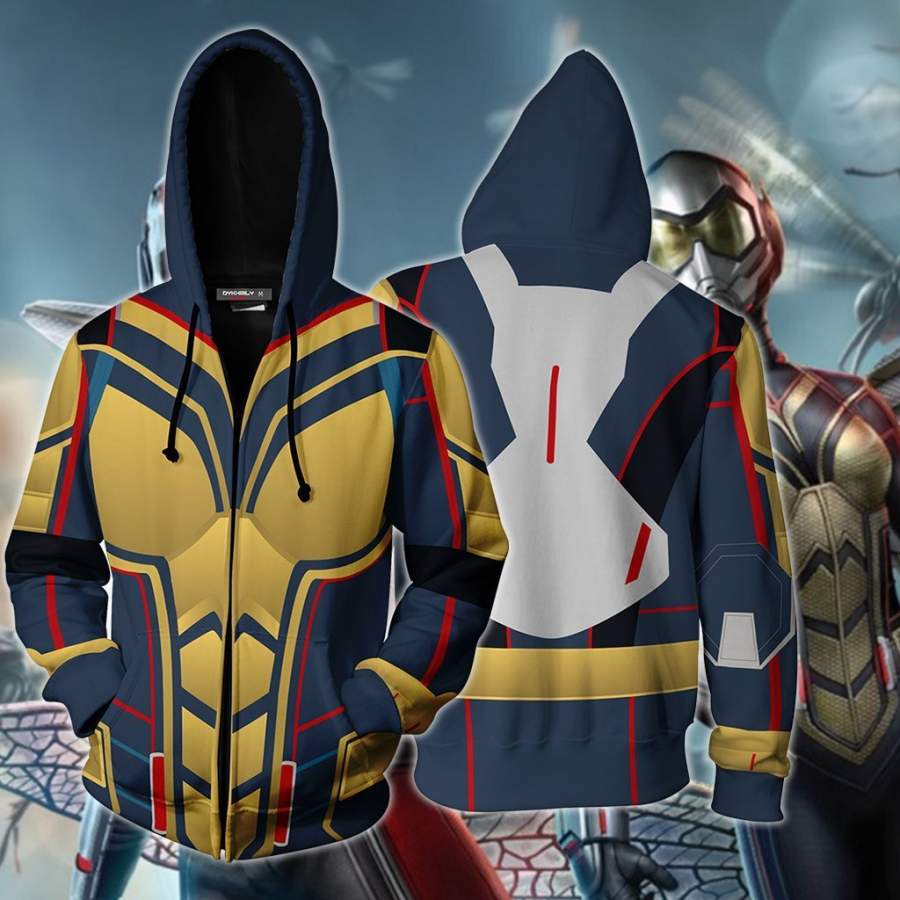 The Wasp Cosplay Zip Up All-over print unisex pullover hoodie  69 Style