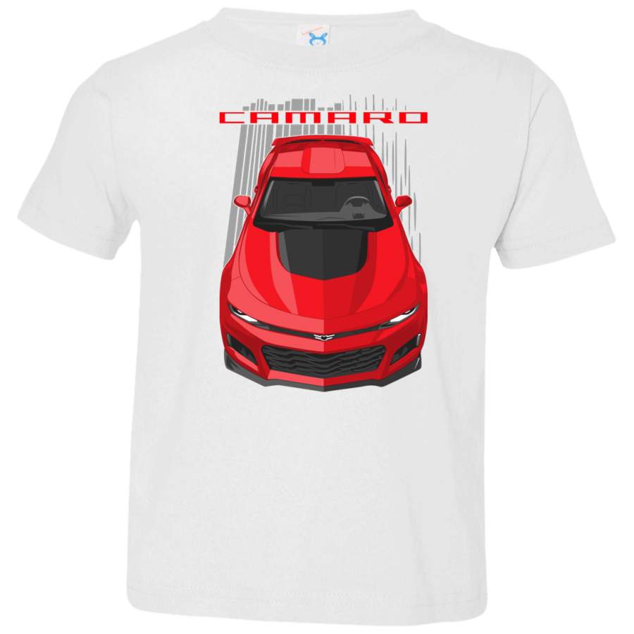 AGR Camaro 6th gen ZL1- Red Toddler Jersey T-Shirt