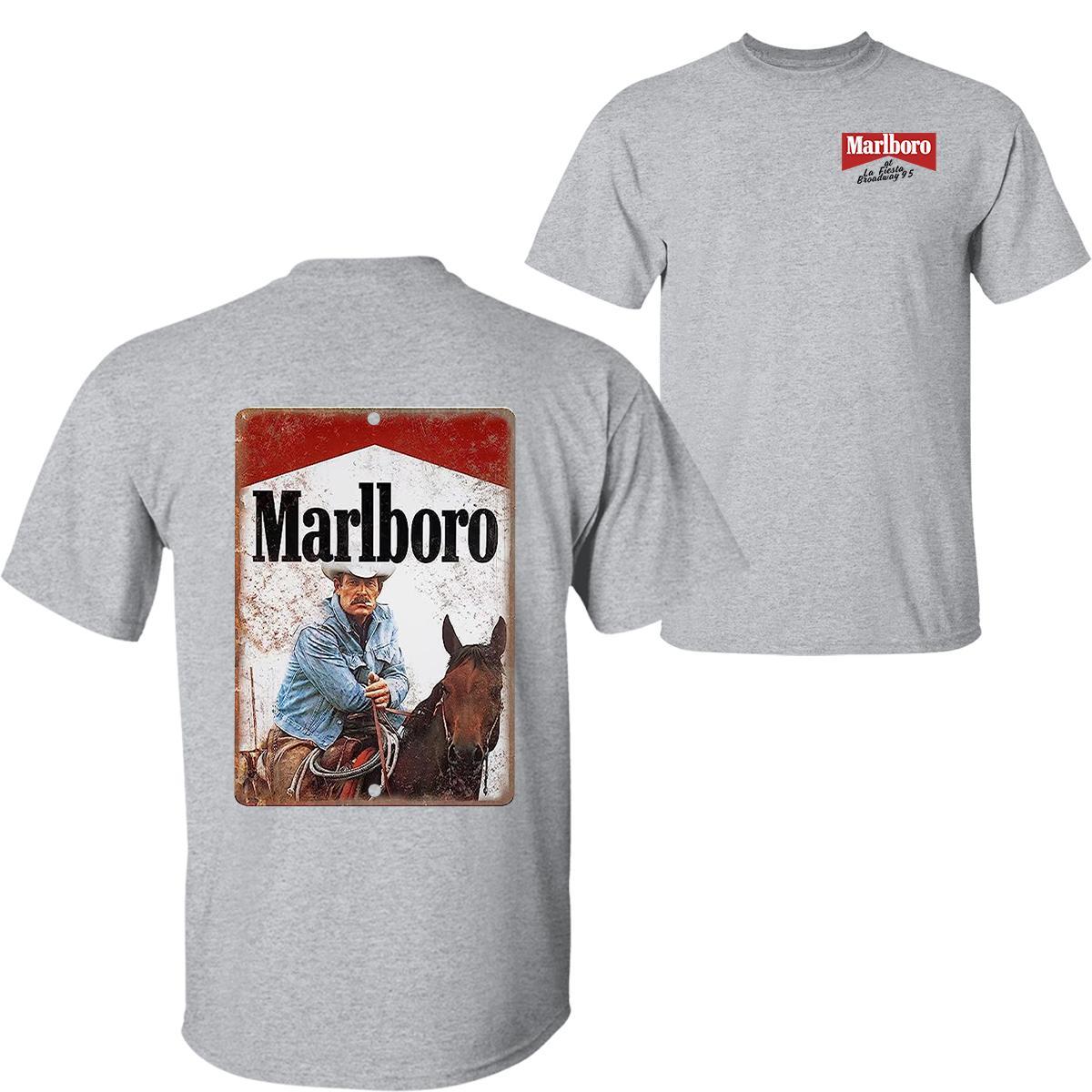 Western Cowboy Graphic Tee 2-Sided Country Music Shirt, Rodeo Unisex T-Shirt for Men & Women
