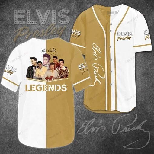 Elvis Presley Baseball Jersey Bbj-S4V3