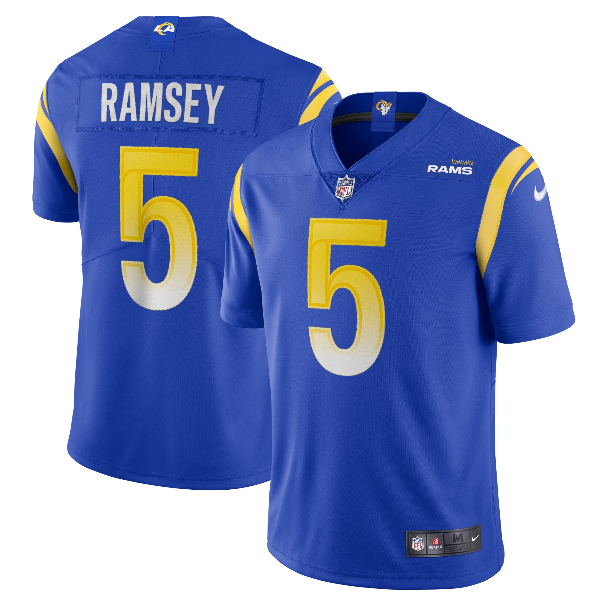 Men’s Los Angeles Rams Jalen Ramsey Royal Team Vapor Limited Jersey