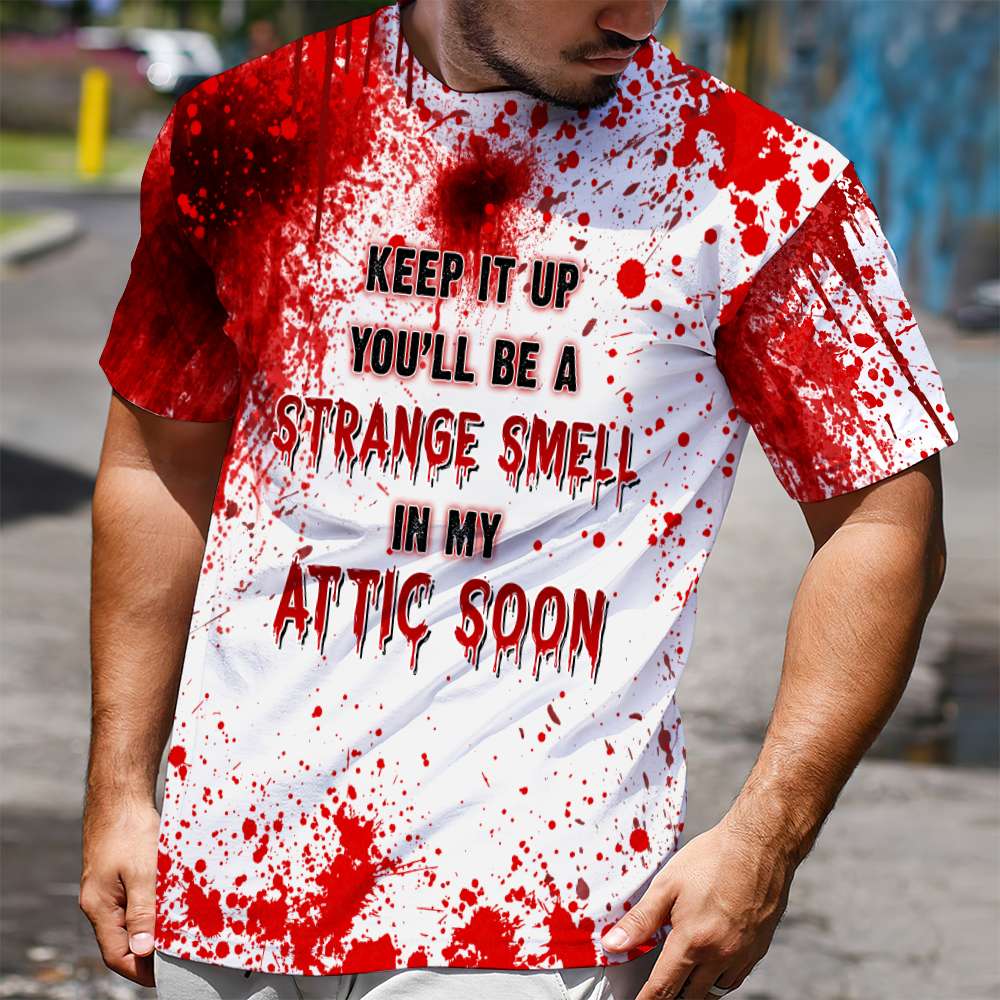 Personalized Gift Ideas For Horror Movies Lovers, Strange Smell  All Over Print Products 05Acqn1309-00