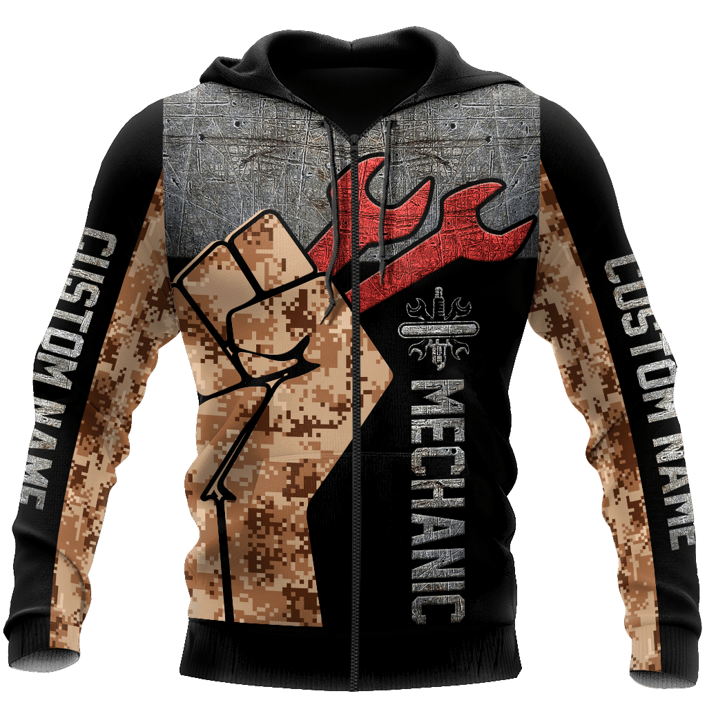 USATOPDEAL.COM – Mechanic Custom Name Hoodie Shirt for Men and Women TNA10192001