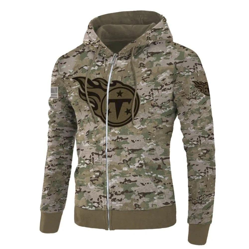 Tennessee Titans Camo Hoodie 3D Printed Custom