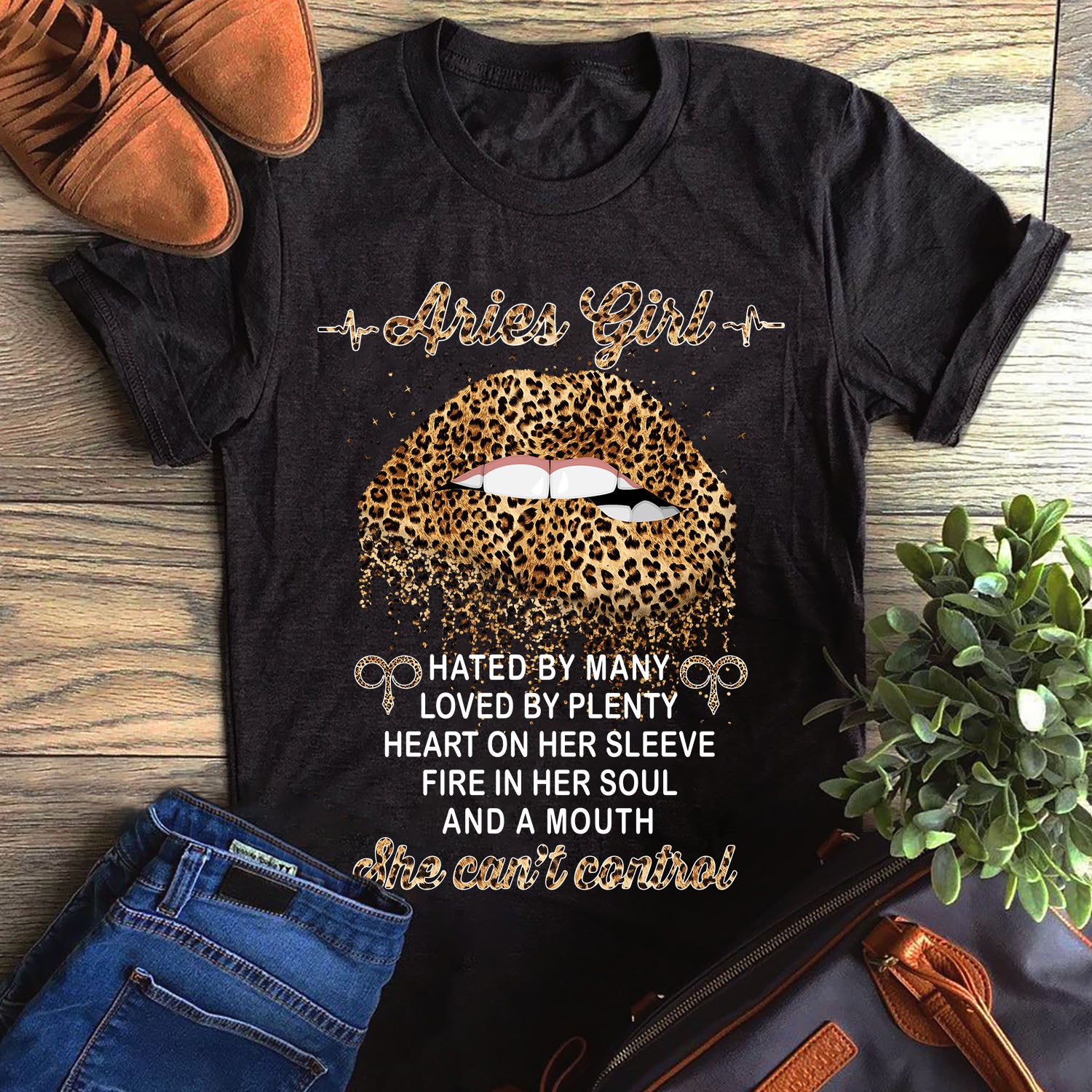 Aries Girl Hated By Many Loved By Plenty Leopard Birthday Graphic Unisex T Shirt, Sweatshirt, Hoodie Size S – 5XL