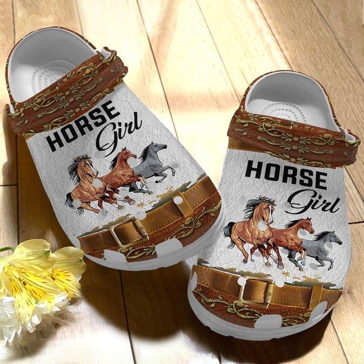 Horse Personalize Clog, Custom Name, Text, Fashion Style For Women, Men, Kid, Print 3D Horse Girl & Horse Mom