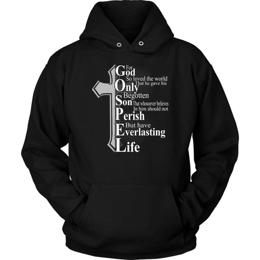 John 3:16 For God so loved the world hoodie