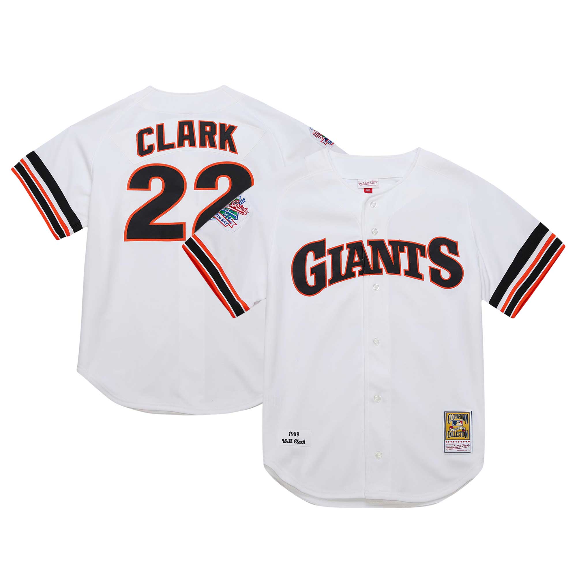 Will Clark San Francisco Giants Mitchell & Ness Cooperstown Collection 1989 Authentic Jersey – White