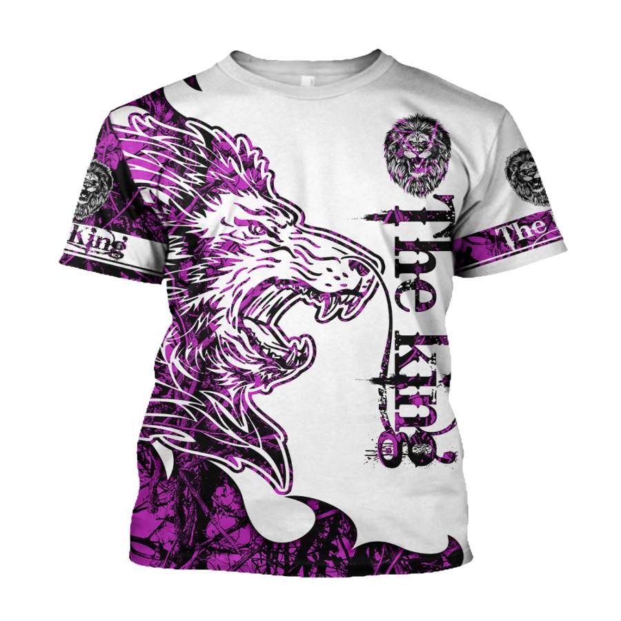 The Purple Lion Tshirt for Men and Women