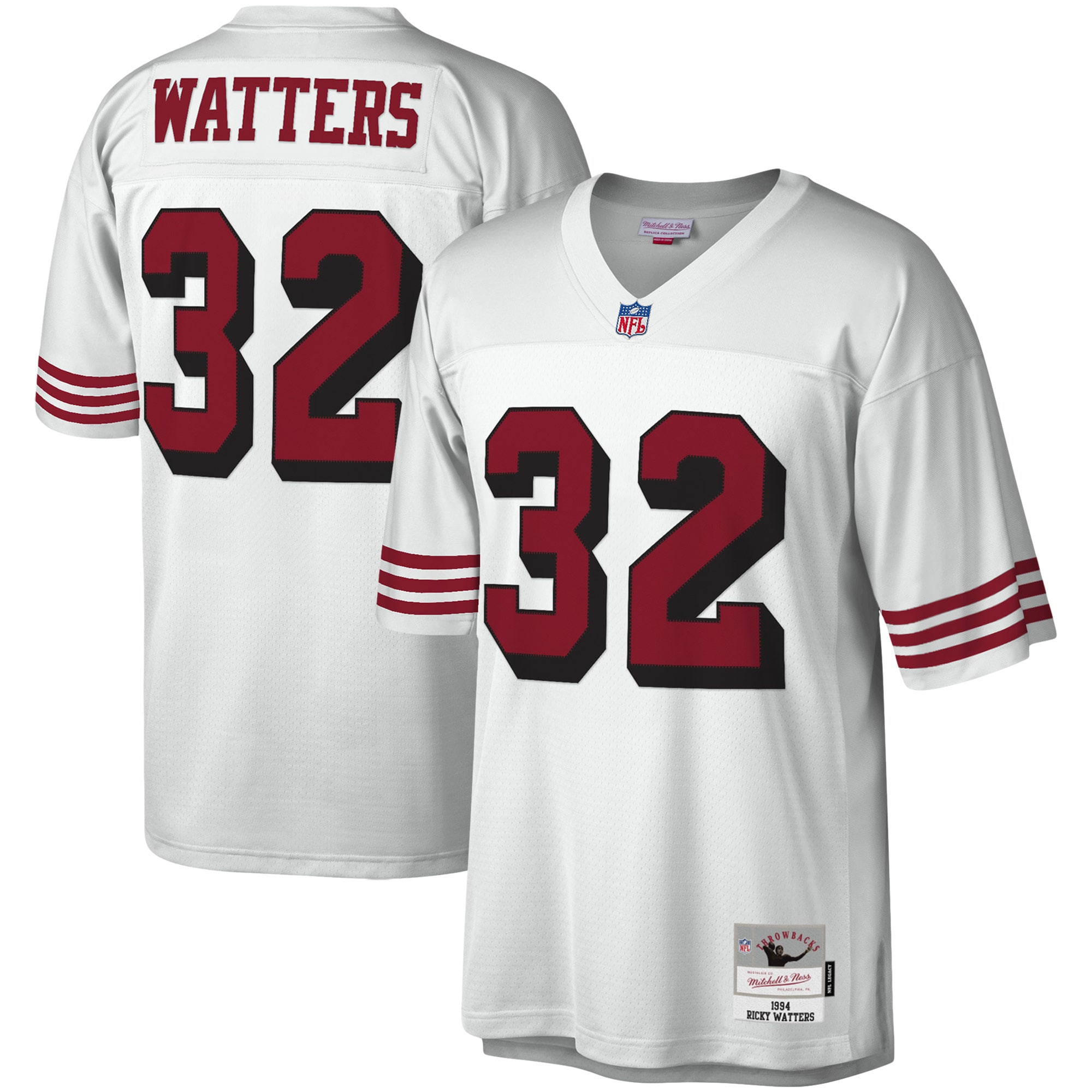 Ricky Watters San Francisco 49ers Mitchell & Ness Legacy Replica Jersey – White