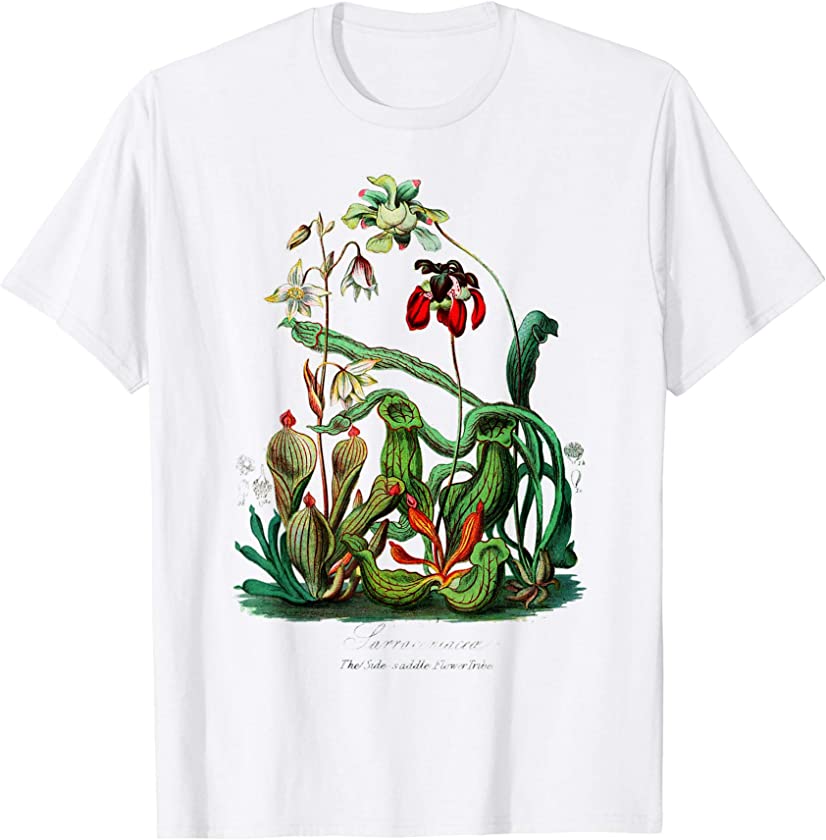 Carnivorous Plants Shirt Vintage Sarracenia Botanical shirt