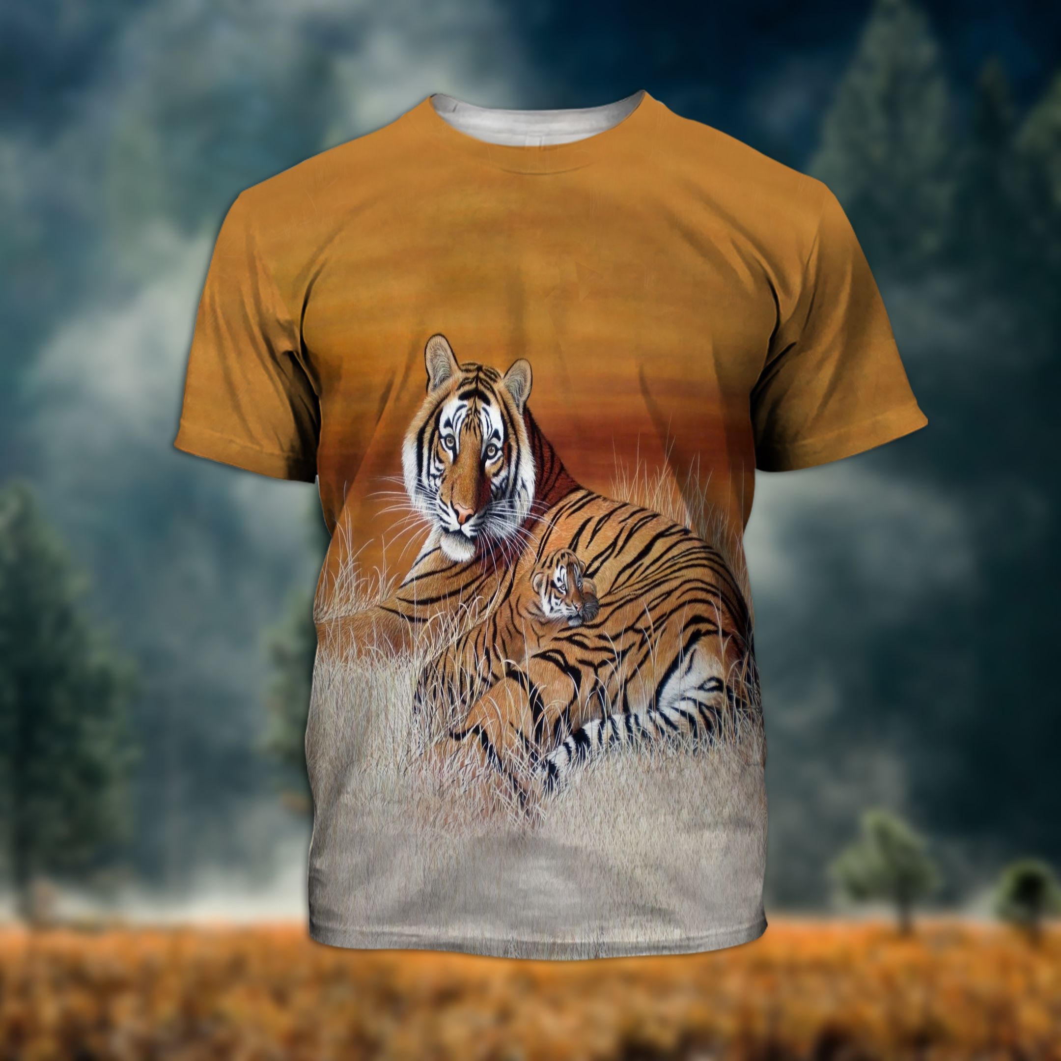 Tiger Ver05 Tthj130721Lttlj Unisex 3D T-Shirt All Over Print