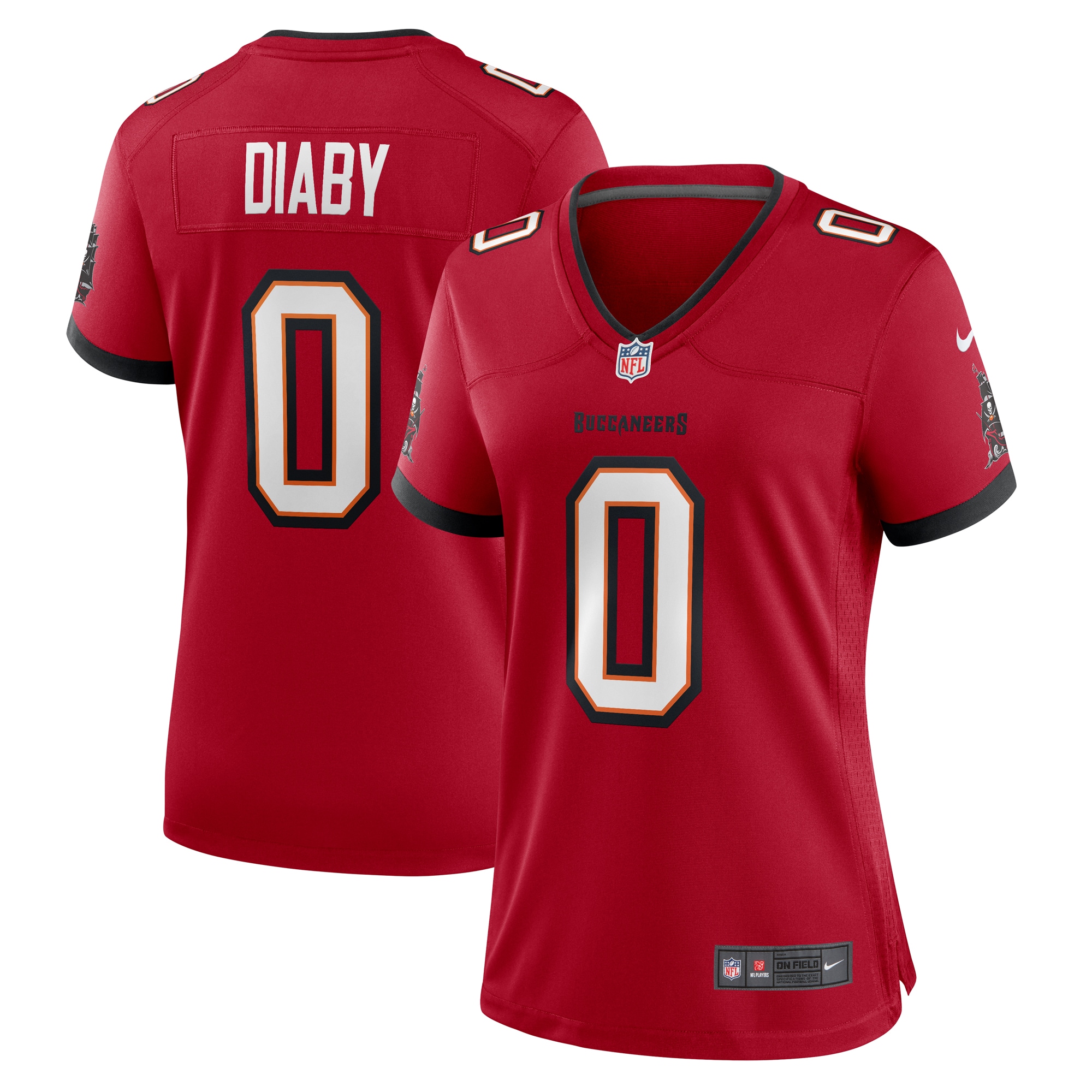 YaYa Diaby Tampa Bay Buccaneers Women's Game Jersey – Red