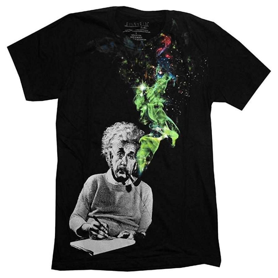 Albert Smoking Colors Men’S Black Printed Cotton Casual T-Shirt