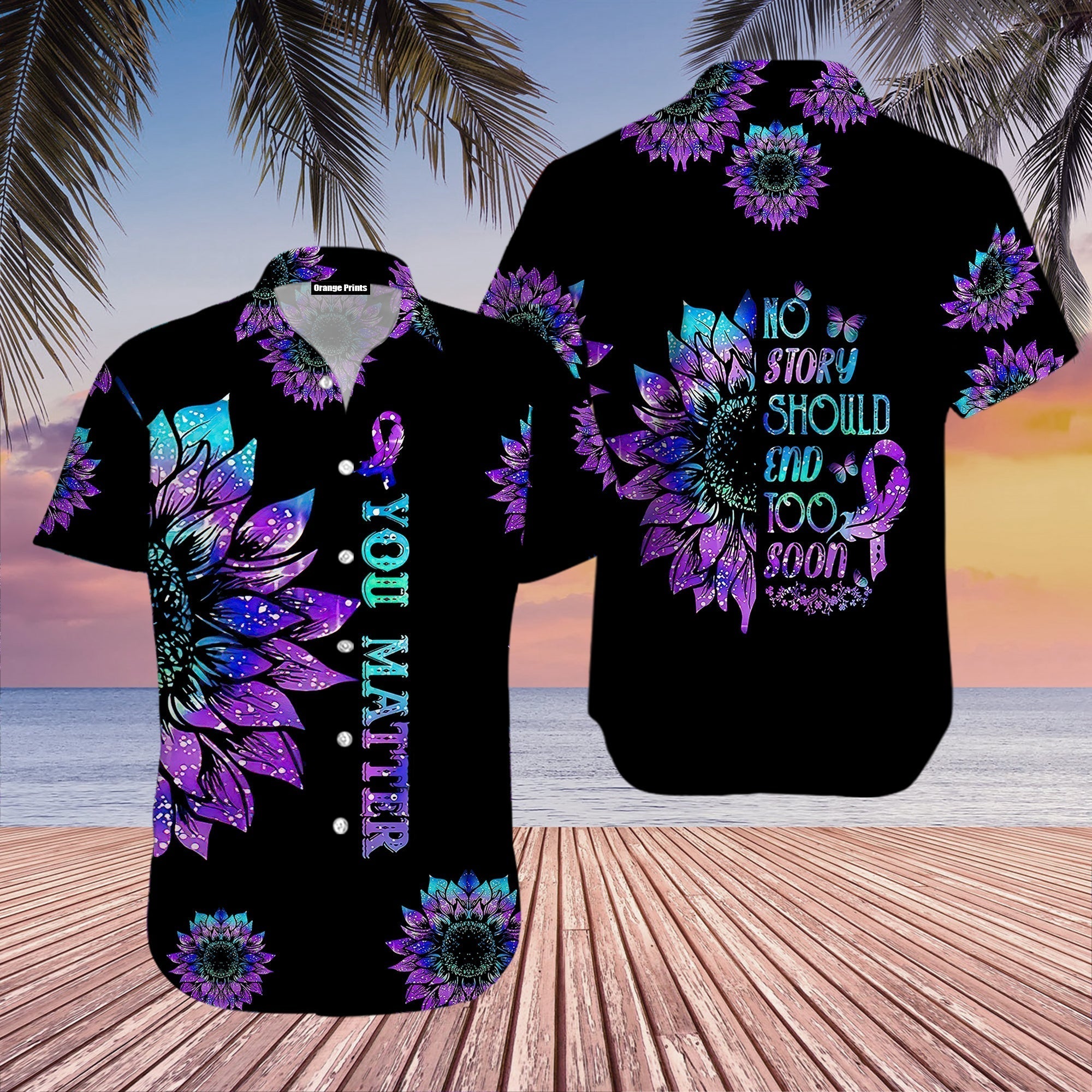 Suicide Prevention Awareness Hawaii Shirts For Men Women Ha6350